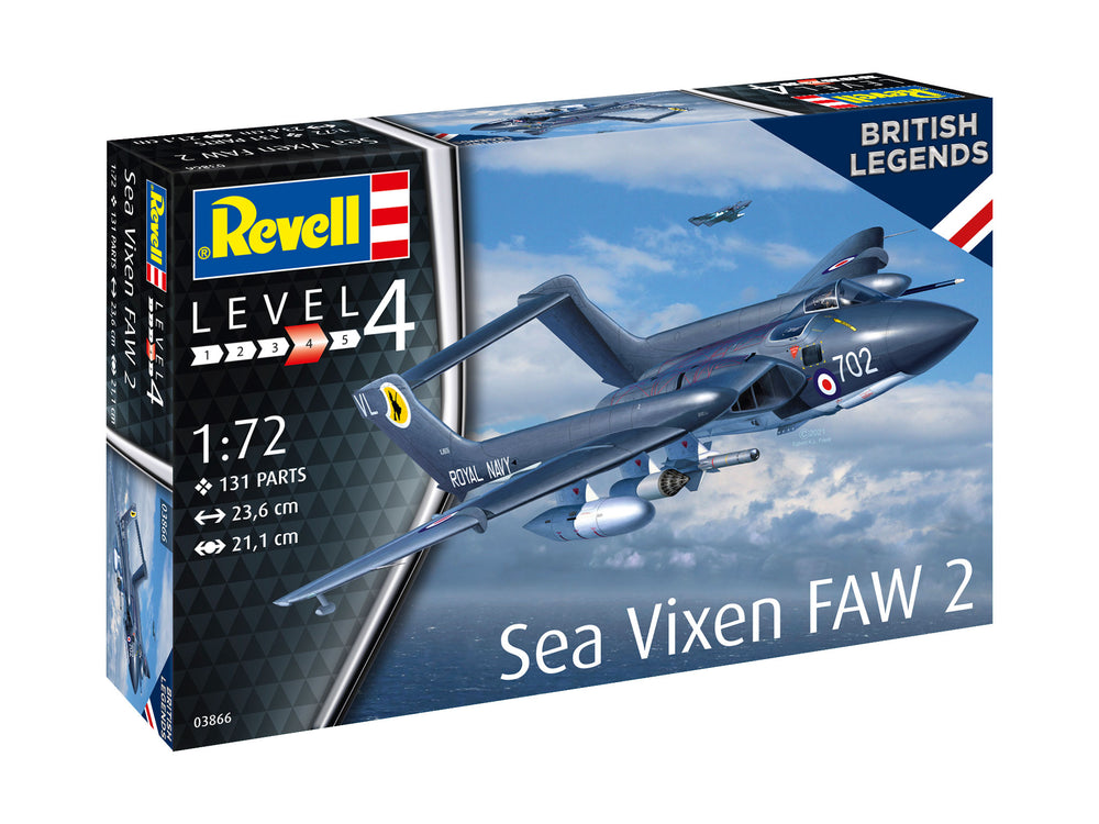 Revell 3866 de Havilland Sea Vixen FAW.2 70th Anniversary 1:72 Model Kit