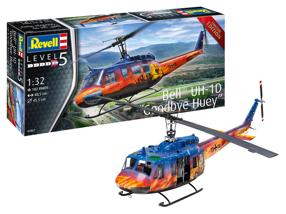 Revell 3867 Bell UH-1D 'Goodbye Huey' Bundeswehr 1:32 Model Kit