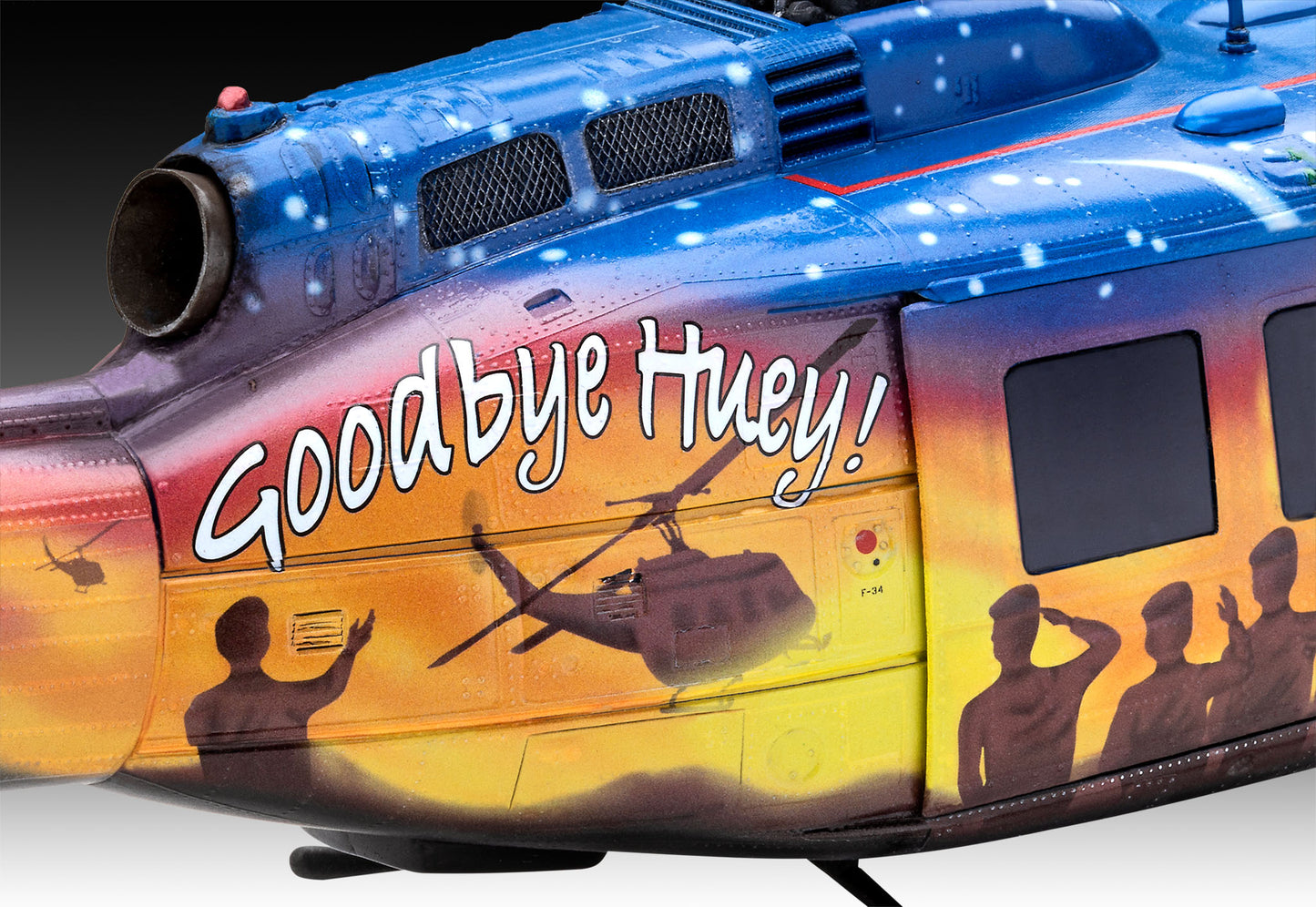 Revell 3867 Bell UH-1D 'Goodbye Huey' Bundeswehr 1:32 Model Kit