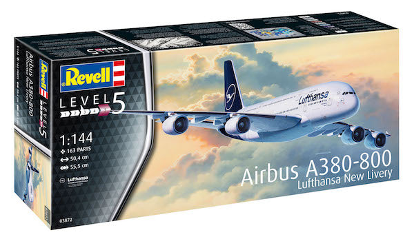 Revell 3872 Airbus A380-800 Lufthansa New Livery 1:144 Model Kit