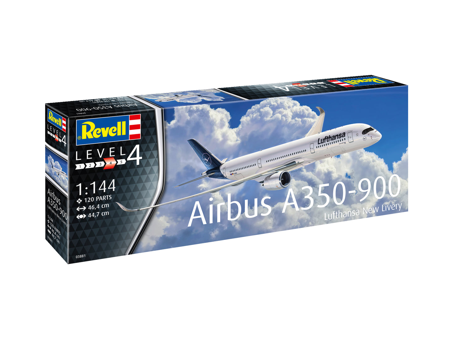 Revell 3881 Airbus A350-900 Lufthansa New Livery 1:144 Model Kit