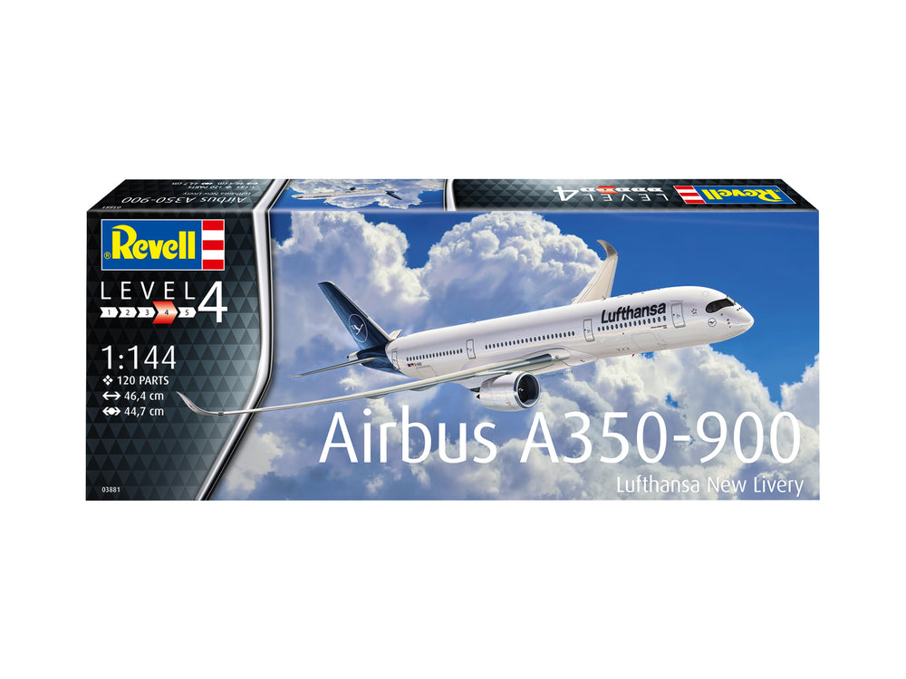 Revell 3881 Airbus A350-900 Lufthansa New Livery 1:144 Model Kit