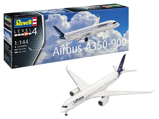 Revell 3881 Airbus A350-900 Lufthansa New Livery 1:144 Model Kit
