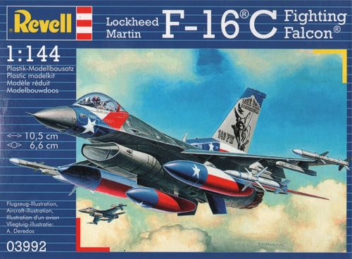 Revell 3992 Lockheed-Martin F-16C USAF 1:144 Model Kit
