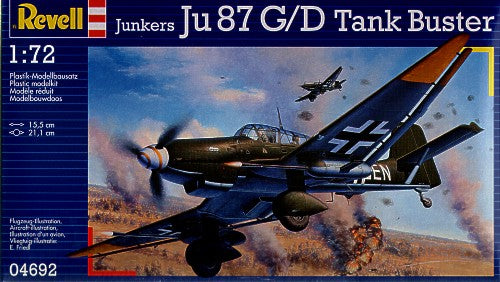 Revell 4692 Junkers Ju-87G-2 'Stuka' Tank Buster 1:72 Model Kit