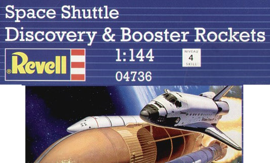 Revell 4736 Space Shuttle Discovery and Booster Rockets 1:144 Model Kit