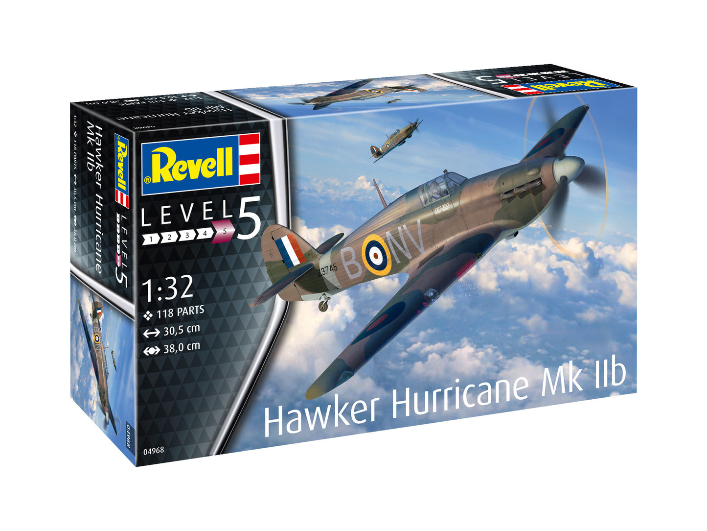 Revell 4968 Hawker Hurricane Mk.Iib 1:32 Model Kit