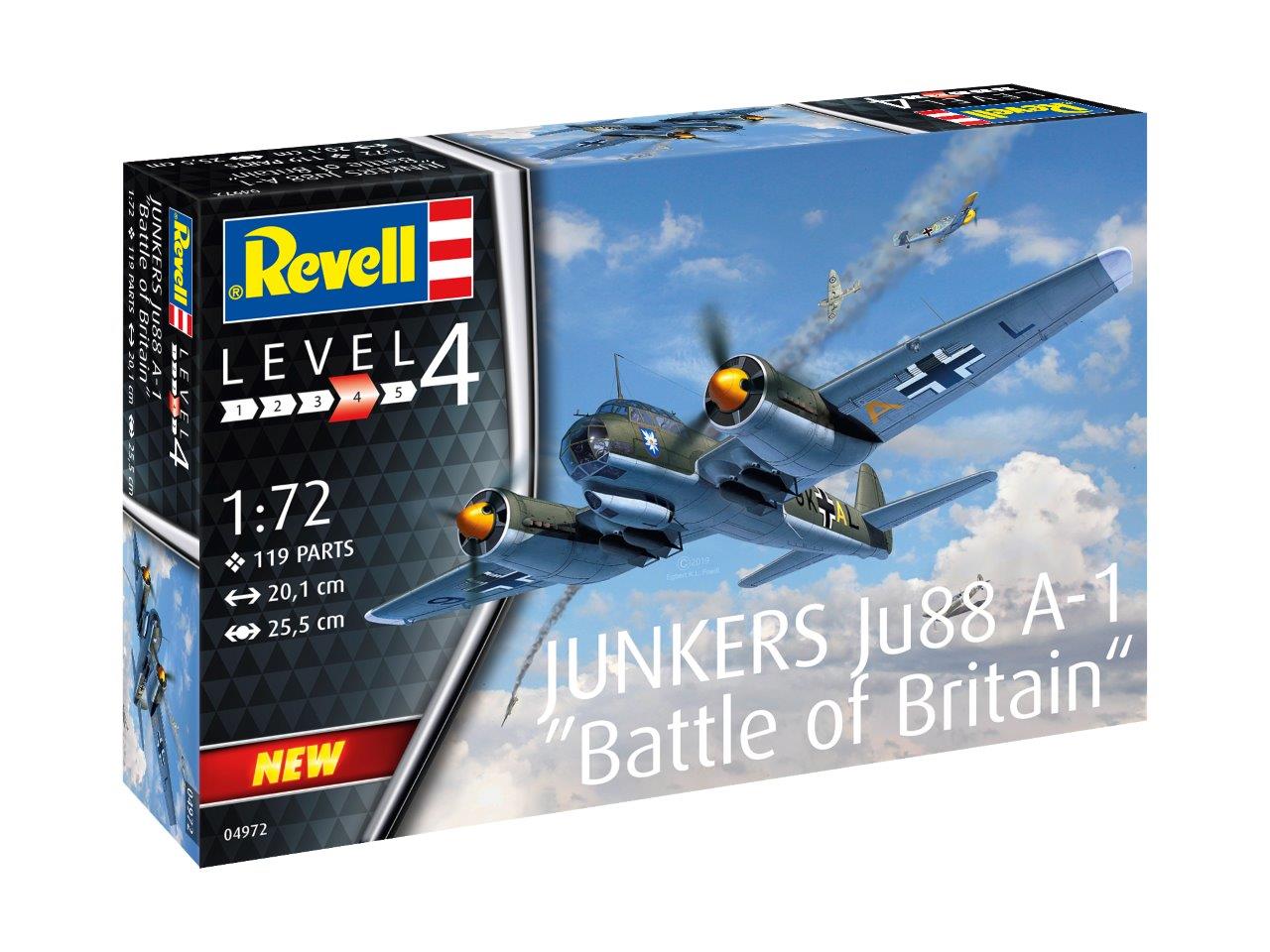 Revell 4972 Junkers Ju-88A-1 'Battle of Britain' 1:72 Model Kit