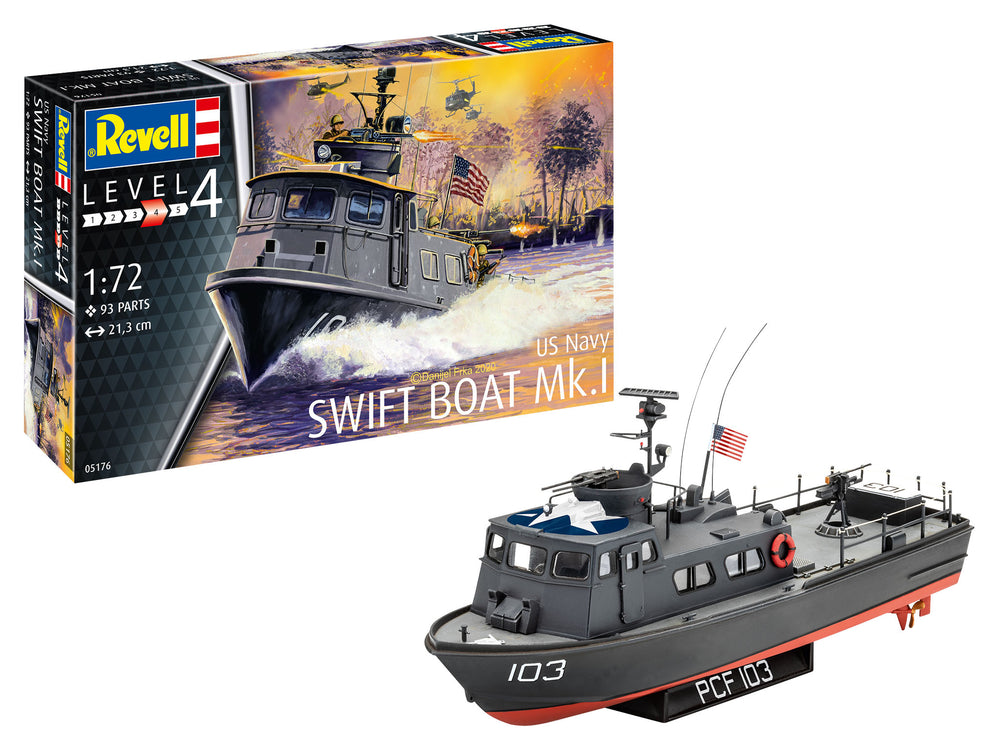 Revell 5176 US Navy SWIFT BOAT Mk.II 1:72 Model Kit