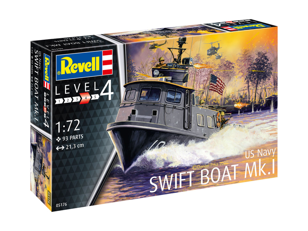 Revell 5176 US Navy SWIFT BOAT Mk.II 1:72 Model Kit