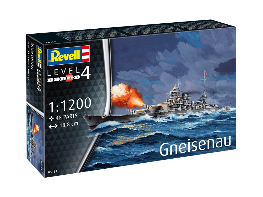 Revell 5181 Battleship Gneisenau 1:1200 Model Kit