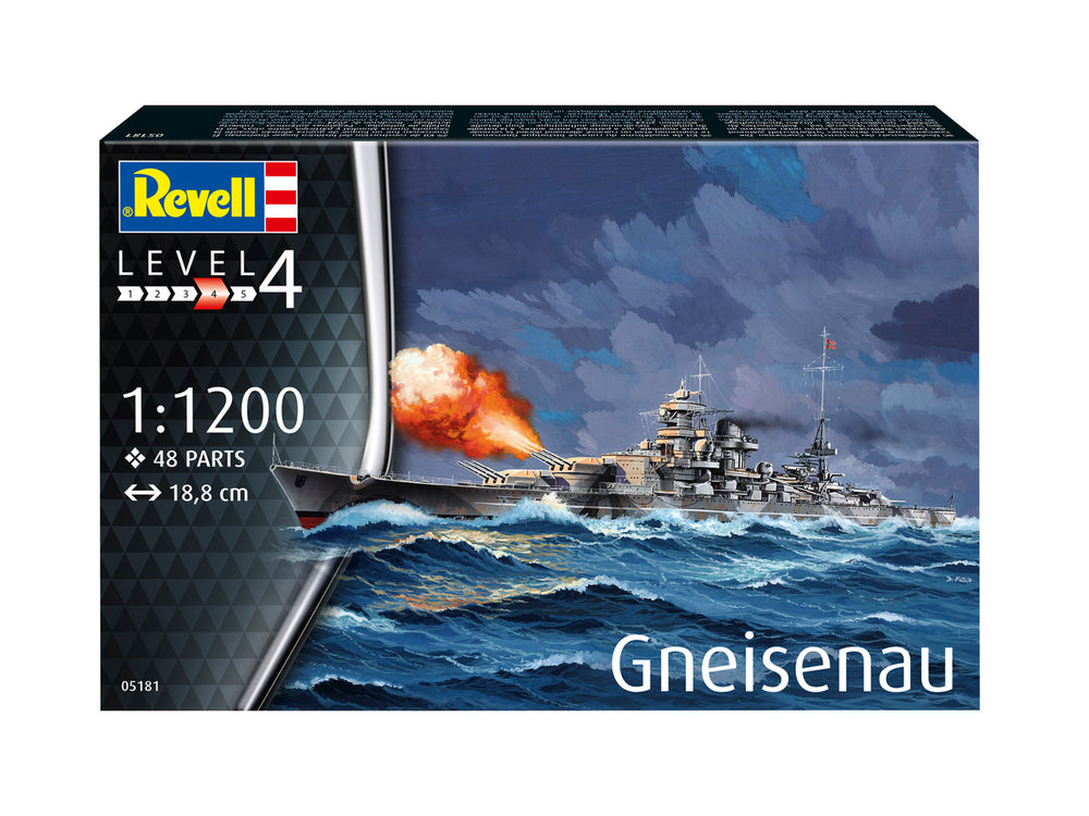 Revell 5181 Battleship Gneisenau 1:1200 Model Kit