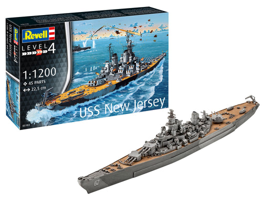 Revell 5183 Battleship USS New Jersey 1:1200 Model Kit