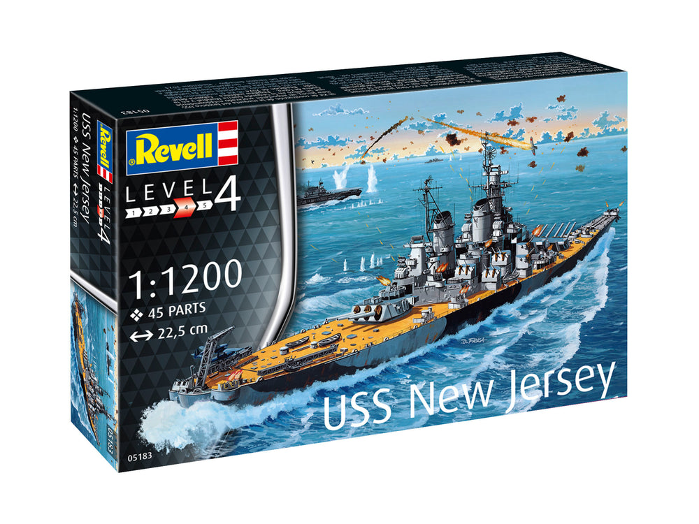 Revell 5183 Battleship USS New Jersey 1:1200 Model Kit