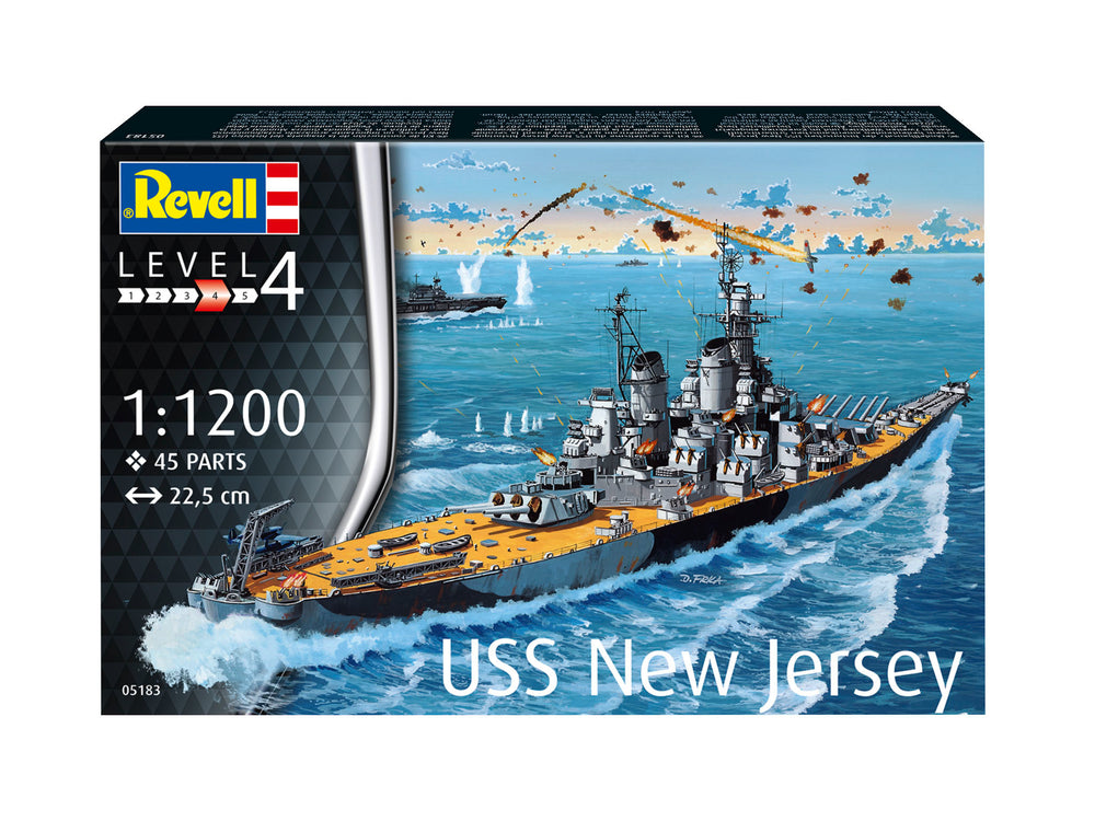 Revell 5183 Battleship USS New Jersey 1:1200 Model Kit