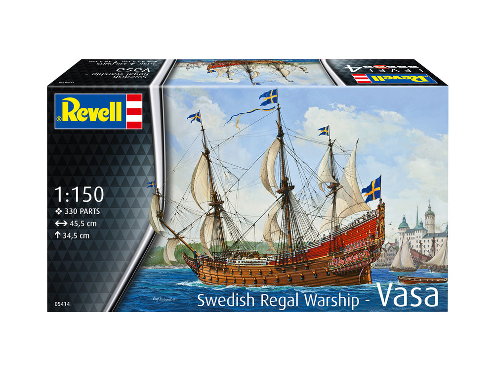Revell 5414 Wasa/Vasa Swedish Sailing Ship 1:150 Model Kit