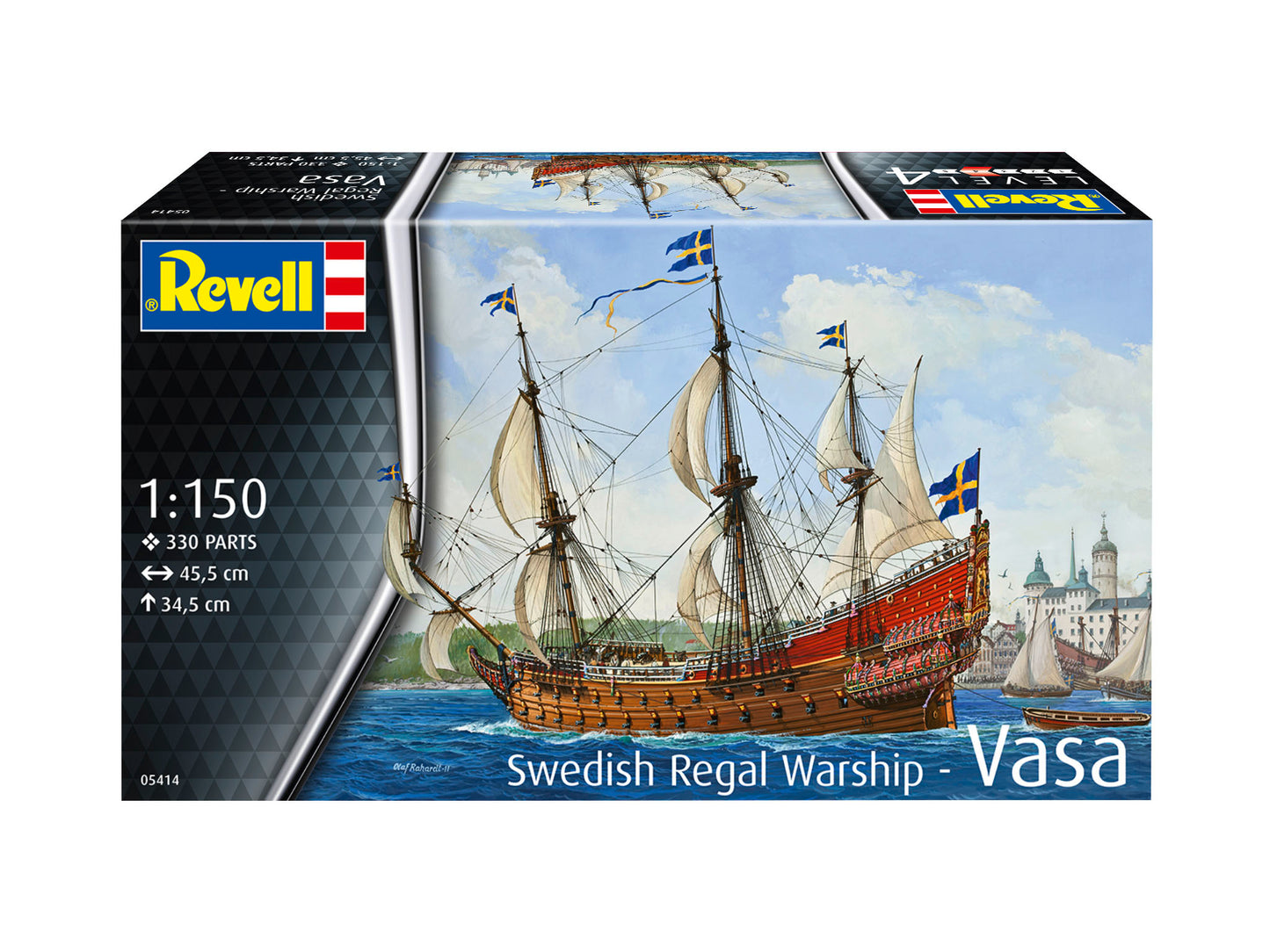 Revell 5414 Wasa/Vasa Swedish Sailing Ship 1:150 Model Kit