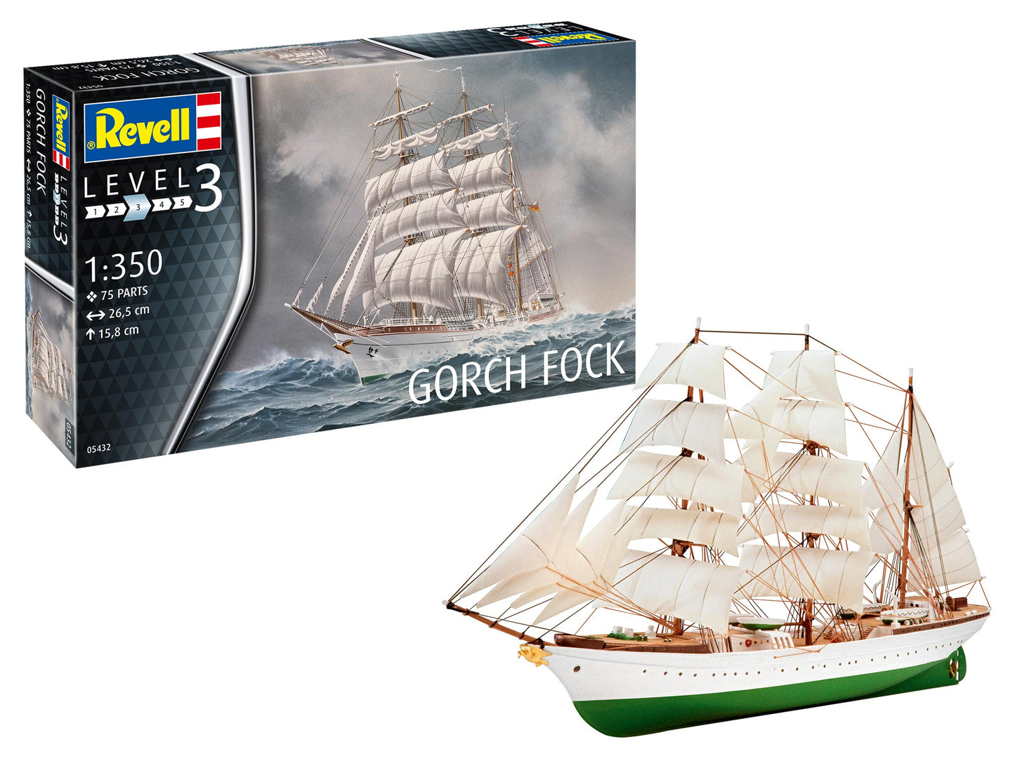 Revell 54320 Gorch Fock 1:350 Model Kit