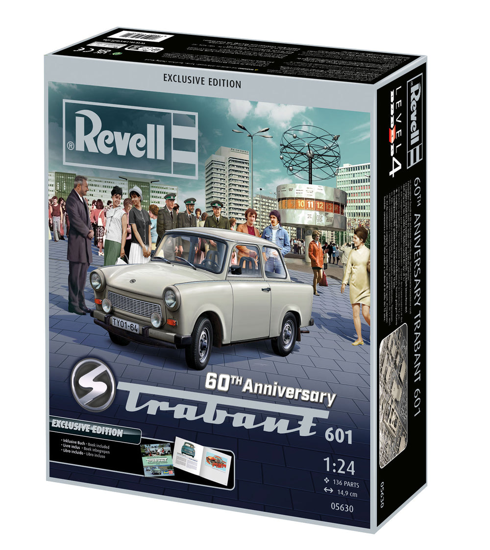 Revell 5630 Trabant 601 60th Anniversary "Exclusive Edition" 1:24 Model Kit