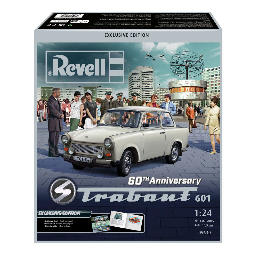 Revell 5630 Trabant 601 60th Anniversary "Exclusive Edition" 1:24 Model Kit