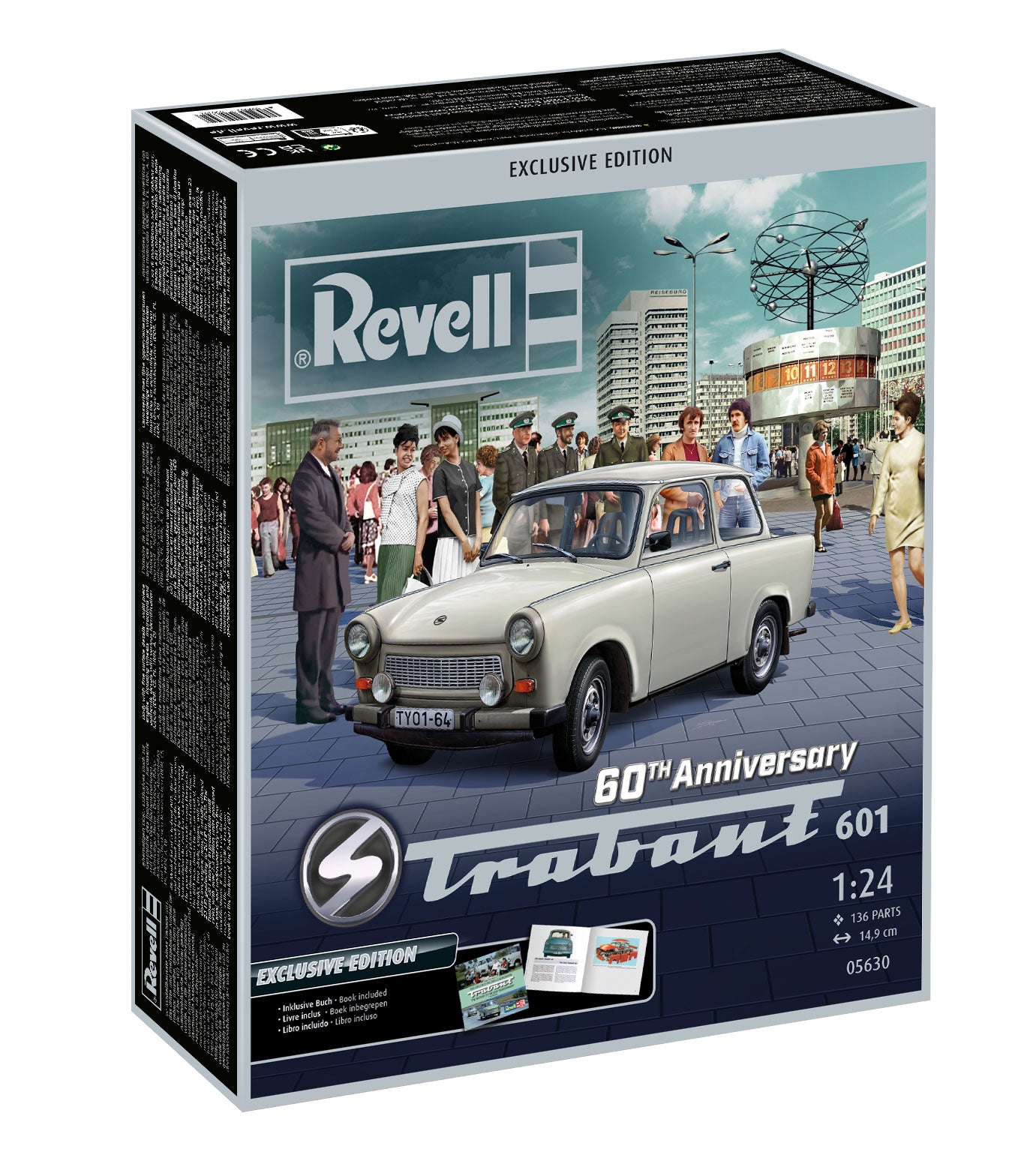 Revell 5630 Trabant 601 60th Anniversary "Exclusive Edition" 1:24 Model Kit