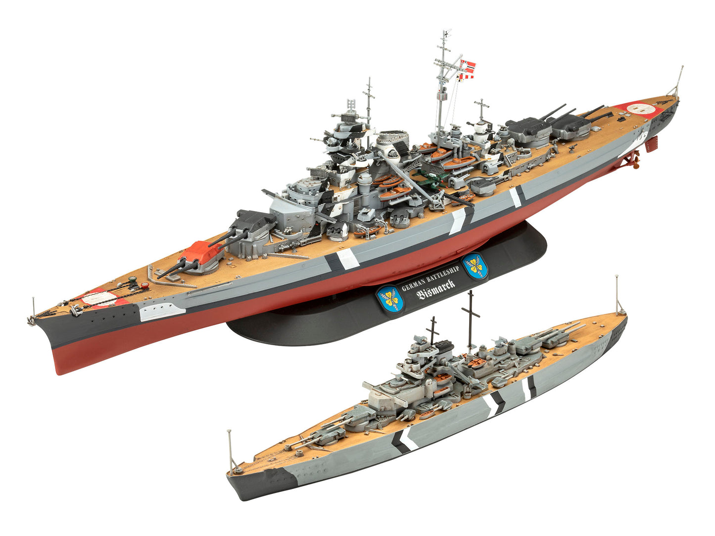 Revell 5637 Bismarck Gift Set 1:200, 1:700 Model Kit