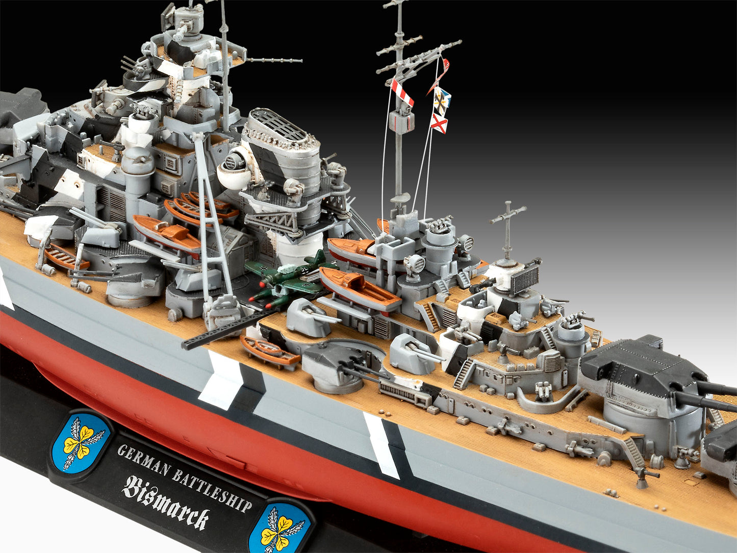 Revell 5637 Bismarck Gift Set 1:200, 1:700 Model Kit