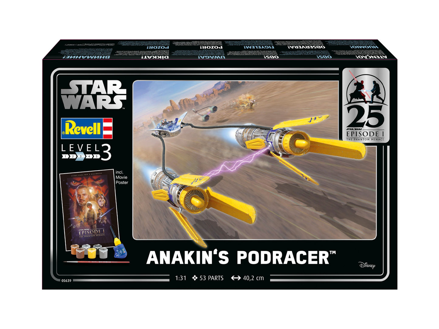 Revell 56390 Gift Set Anakin's Podracer: EP1 25th Anniversary 1:120 Model Kit