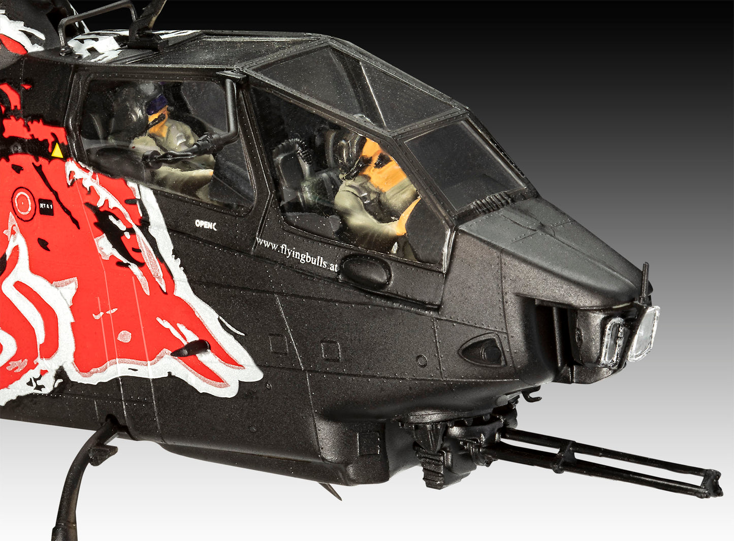 Revell 5640 Gift Set AH-1F Cobra: Flying Bulls 25th Anniversary 1:48 Model Kit