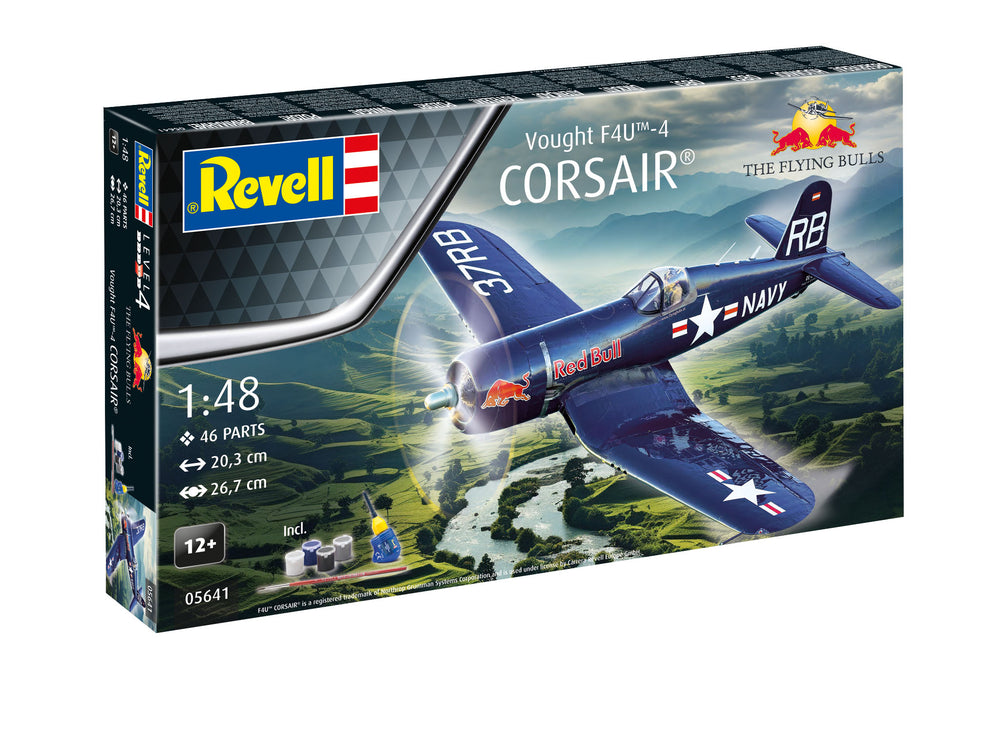 Revell 5641 Vought F4U-4 Corsair Flying Bulls Set 1:48 Model Kit