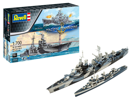 Revell 5644 Gift Set Pacific Warriors 1:700 Model Kit