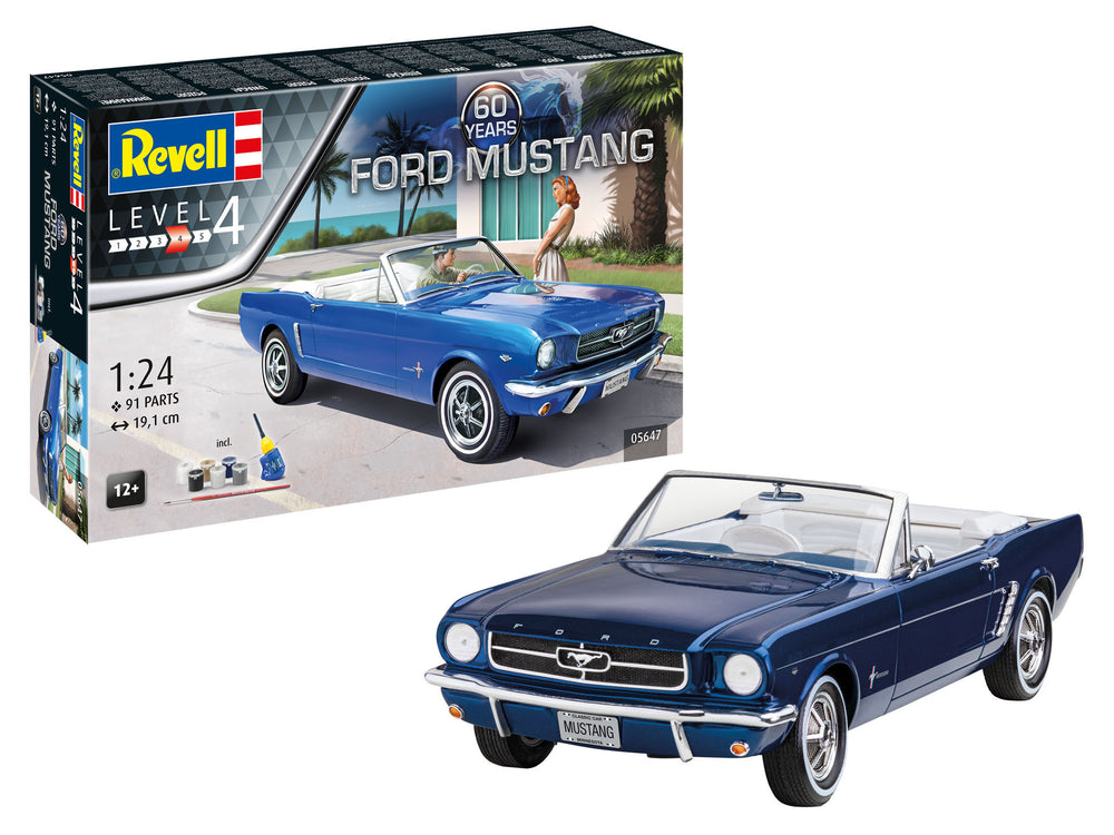 Revell 5647 Gift Set Ford Mustang 60th Anniversary Set 1:24 Model Kit
