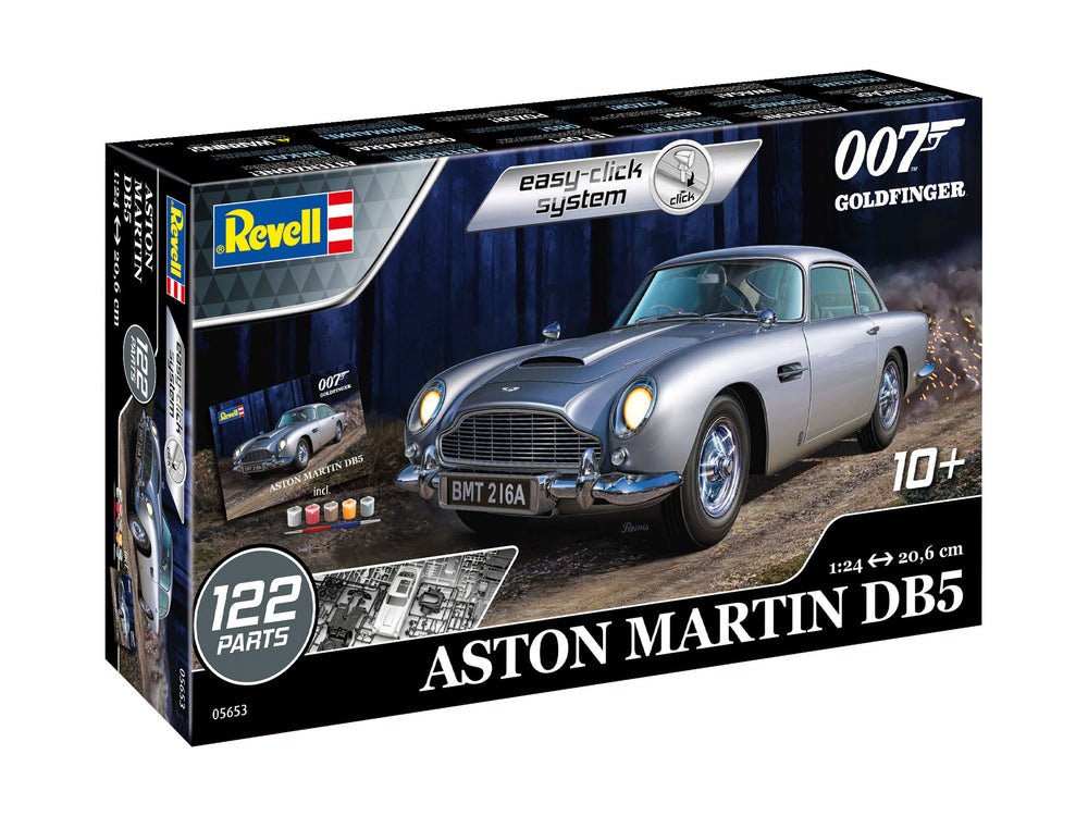 Revell 5653 Gift Set James Bond "Aston Martin DB5 Goldfinger" 1:24 Model Kit