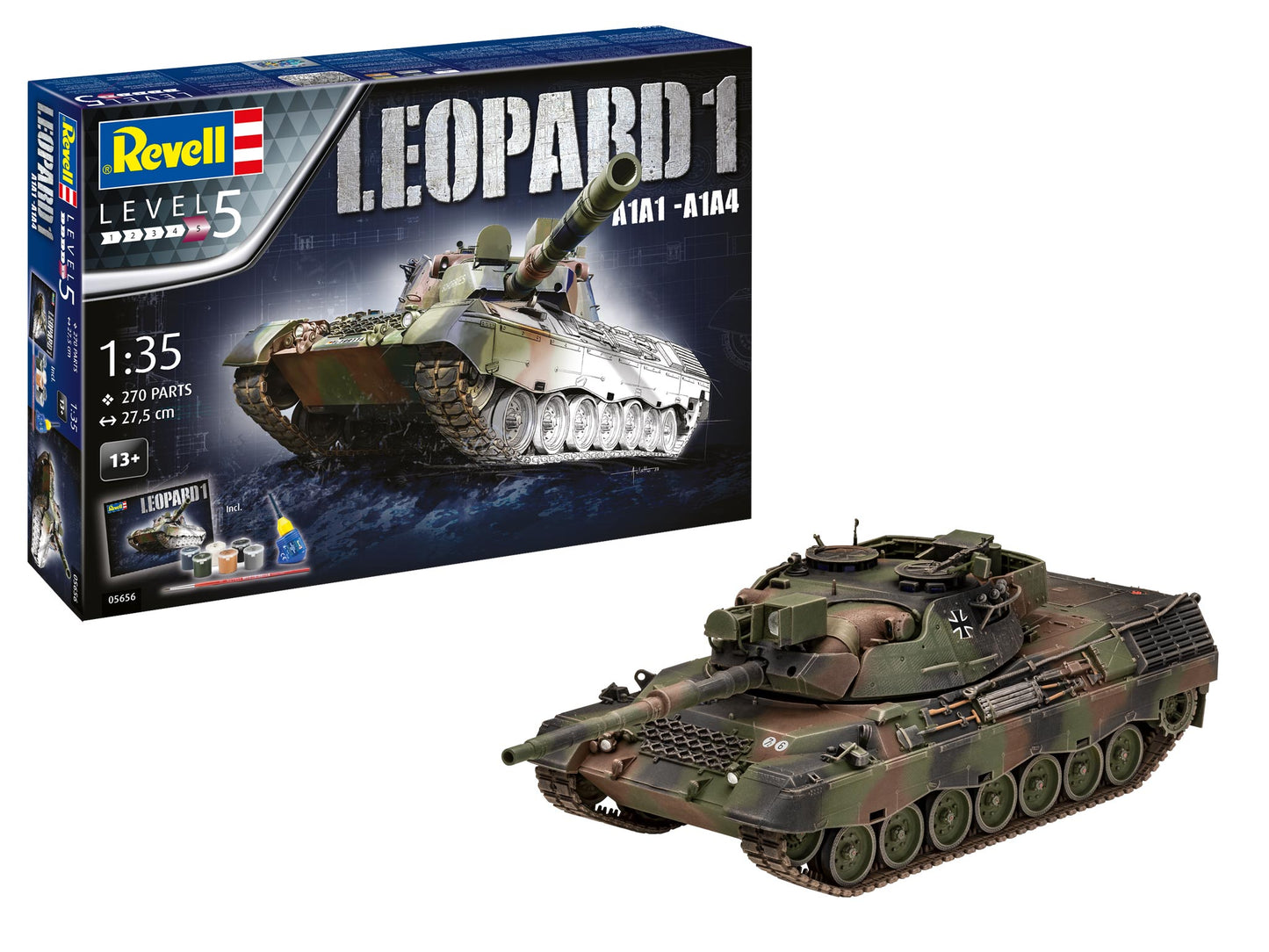 Revell 5656 Leopard 1 A1A1/A1A4 Gift Set 1:35 Model Kit