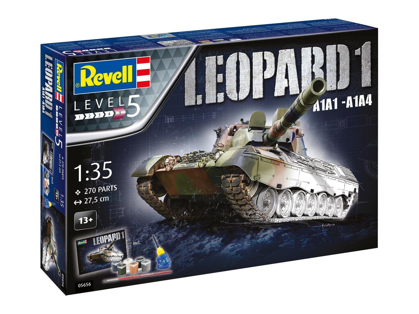 Revell 5656 Leopard 1 A1A1/A1A4 Gift Set 1:35 Model Kit