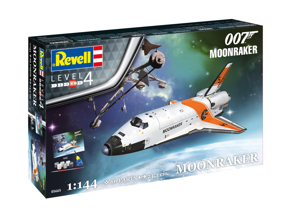Revell 5665 Gift Set James Bond "Moonraker Space Shuttle" 1:144 Model Kit