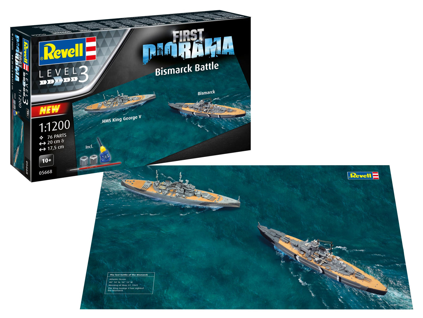Revell 5668 First Diorama Set 1:1200 Model Kit