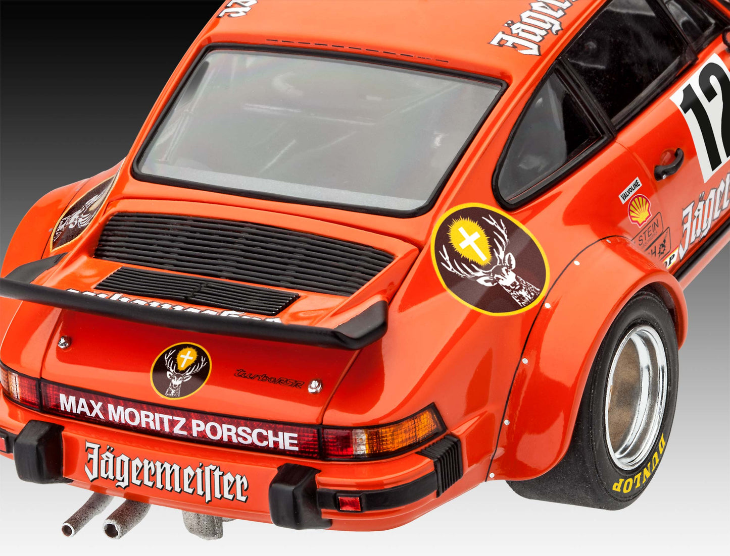Revell 5669 Porsche 934 RSR 50 Years of Jagermeister Motorsport gift set 1:24 Model Kit
