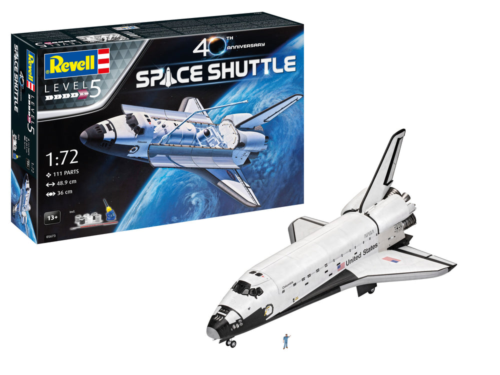 Revell 5673 Space Shuttle 40th Anniversary 1:72 Model Kit