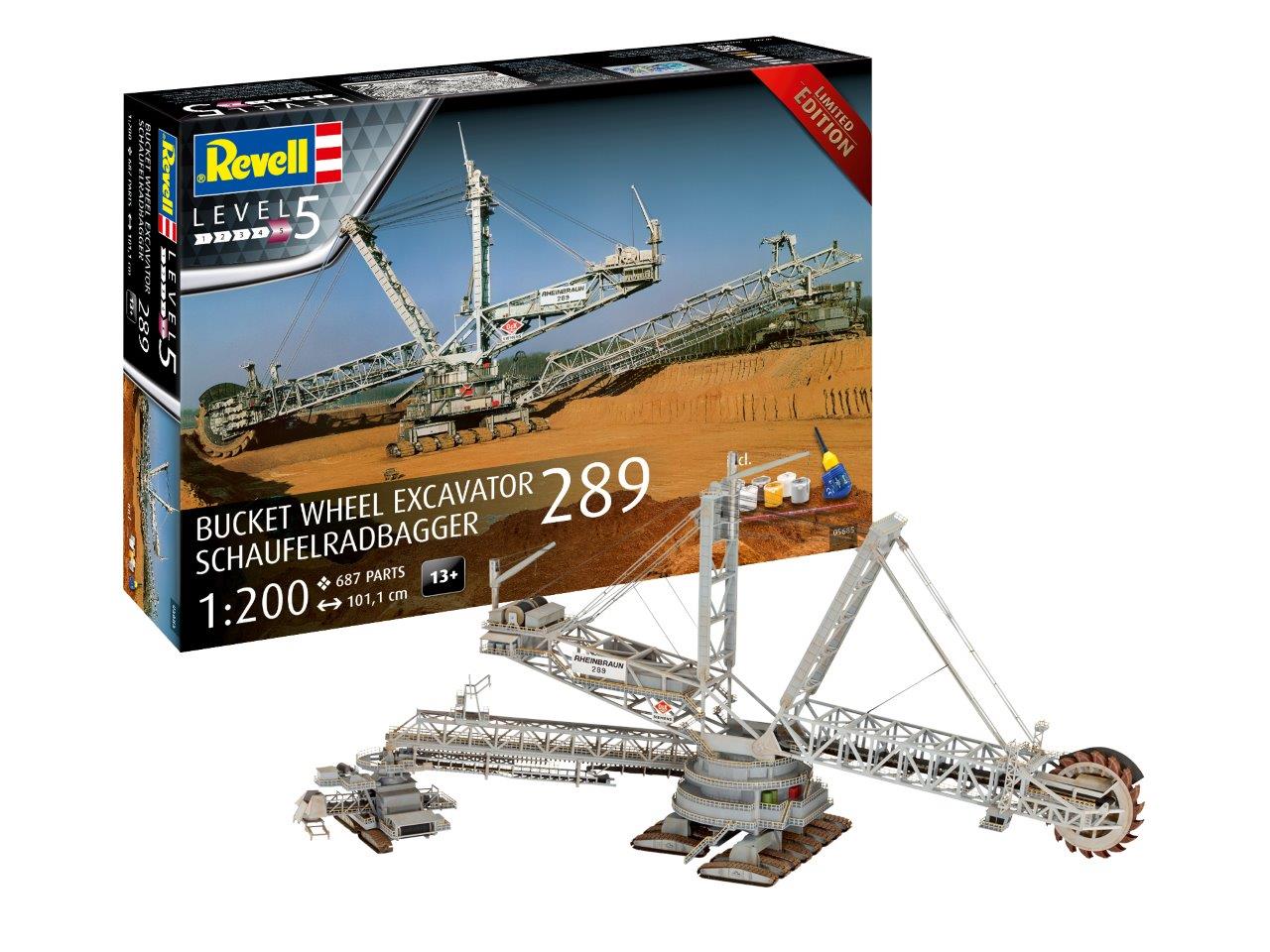 Revell 5685 Bucket Wheel Excavator Schaufelradbagger 1:200 Model Kit