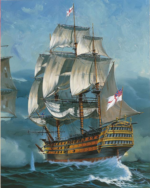 Revell 5767 "BATTLE OF TRAFALGAR" 1:225 Model Kit