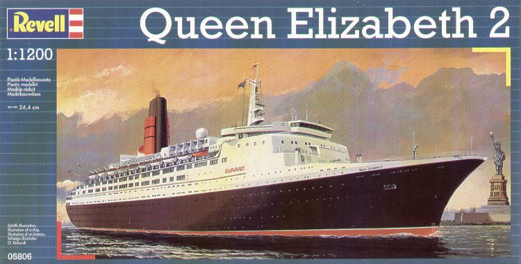 Revell 5806 Queen Elizabeth 2 1:1200 Model Kit