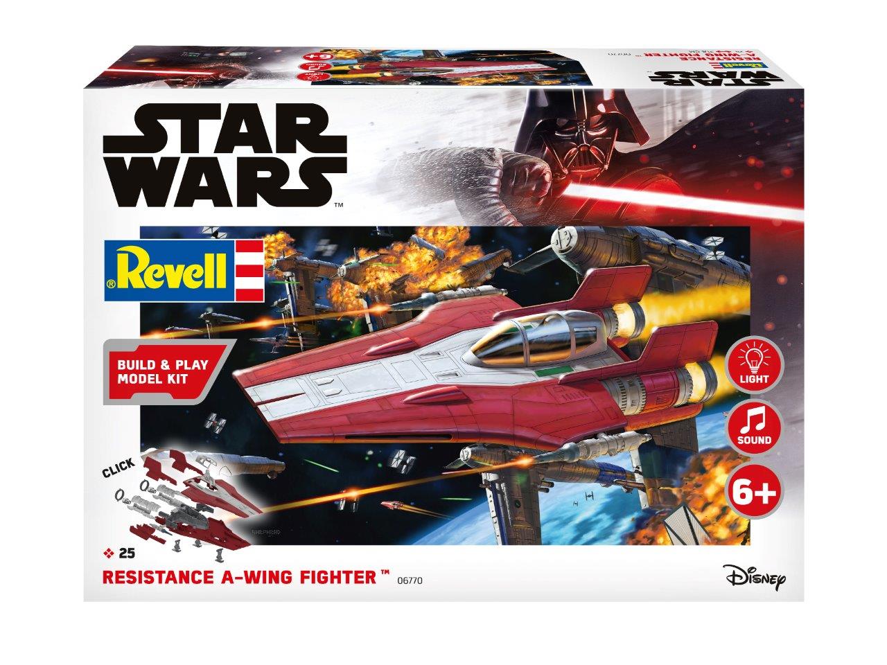 Revell 6770 Build & Play Resistance A-Wing Fighter 1:44 Model Kit
