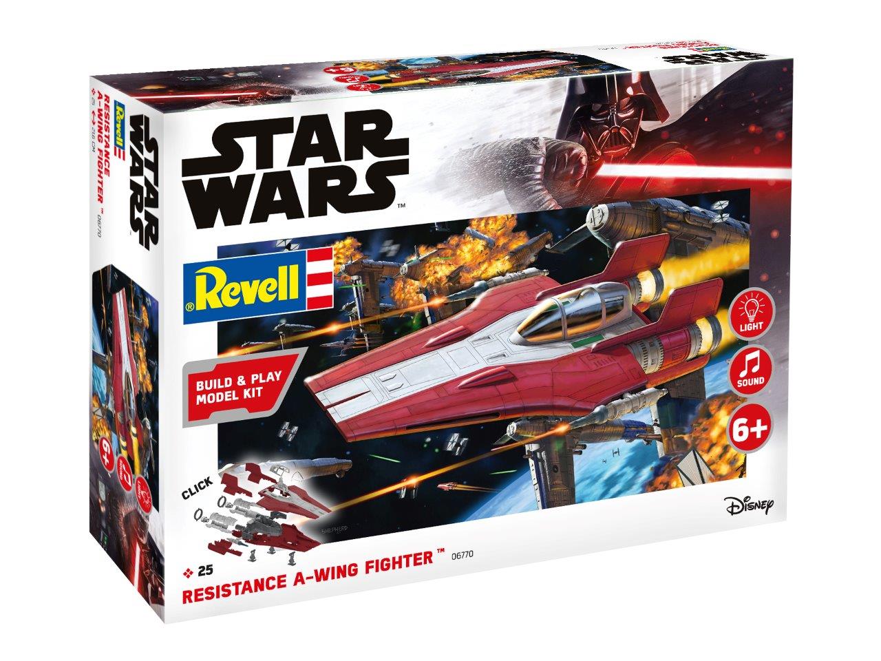 Revell 6770 Build & Play Resistance A-Wing Fighter 1:44 Model Kit