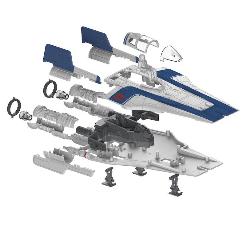 Revell 6773 Build & Play Resistance A-Wing Fighter 1:44 Model Kit