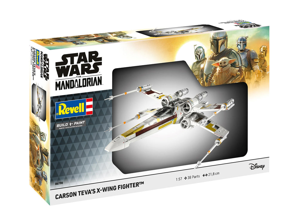 Revell 6790 Carson Teva's X-Wing Fighter: The Mandalorian 1:57 Model Kit