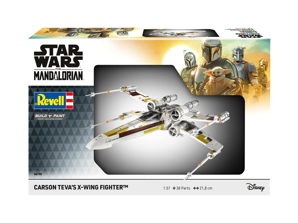 Revell 6790 Carson Teva's X-Wing Fighter: The Mandalorian 1:57 Model Kit