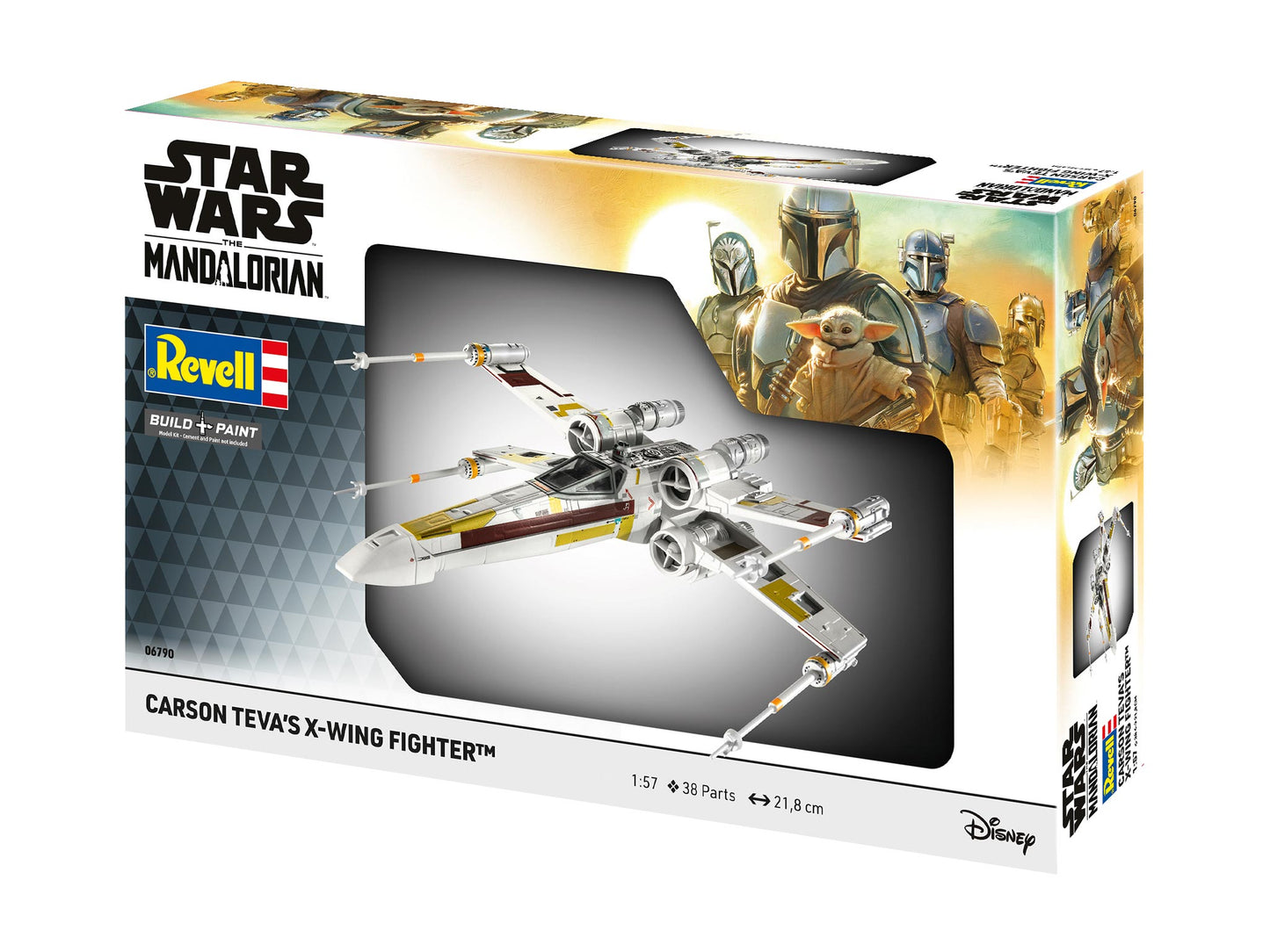 Revell 6790 Carson Teva's X-Wing Fighter: The Mandalorian 1:57 Model Kit
