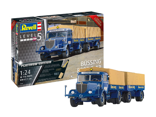 Revell 7580 Bussing 8000 S13 & Trailer 1:24 Model Kit