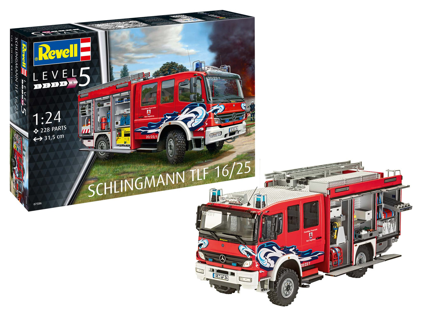 Revell 7586 Schlingmann TLF 16-25 Fire Engine 1:24 Model Kit
